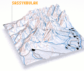 3d view of Sassykbulak