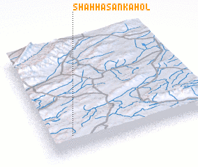 3d view of Shāh Hasan Kāhol