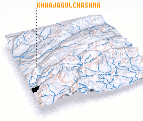 3d view of Khwāja Gul Chashma