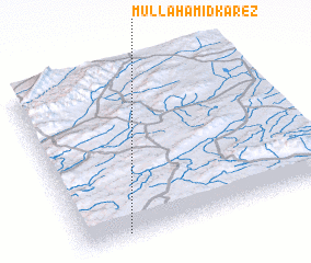 3d view of Mulla Hāmid Kārez