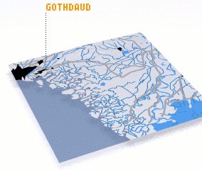 3d view of Goth Dāūd