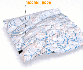 3d view of Nigandi Lwara