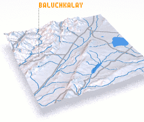3d view of Balūch Kalay