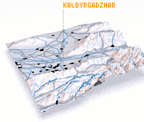 3d view of Kaldyrga-Dzhar