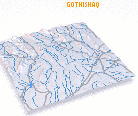 3d view of Goth Ishāq