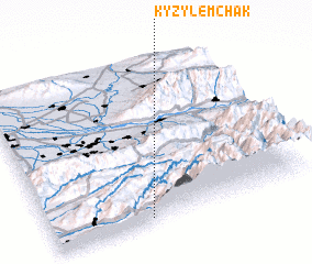 3d view of Kyzylemchak