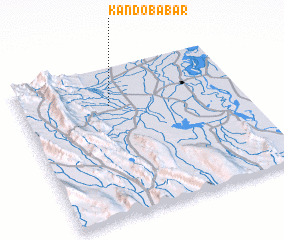 3d view of Kando Bābar