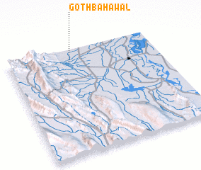 3d view of Goth Bahāwal