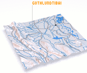 3d view of Goth Lund Tibāi