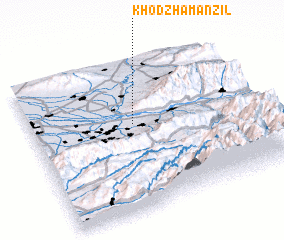 3d view of Khodzha-Manzilʼ