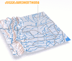 3d view of Jugge Jamsher Thora