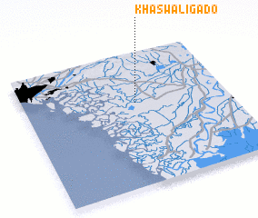 3d view of Khāswāli Gado