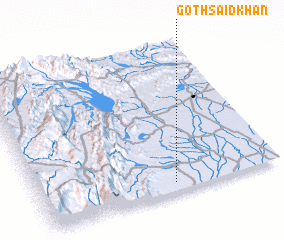 3d view of Goth Said Khān