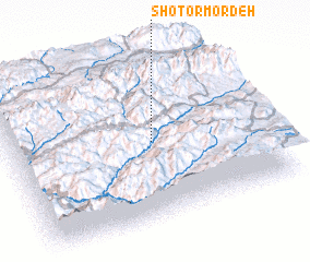 3d view of Shotor Mordeh