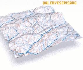 3d view of Qal‘eh-ye Sepī Sang