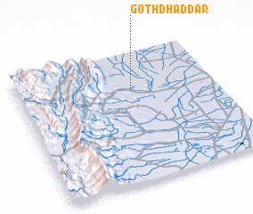 3d view of Goth Dhaddar