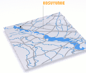 3d view of Kos-Uyunke