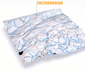 3d view of Shishan Baiān