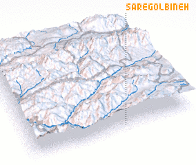 3d view of Sar-e Gol Bīneh