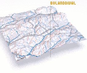 3d view of Boland Dīvāl