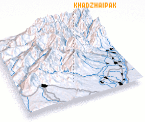 3d view of Khadzha-Ipak