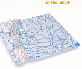 3d view of Goth Ālar Pīr