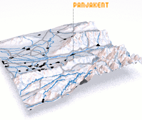 3d view of Panjakent