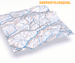 3d view of Darreh-ye Jow Qowl