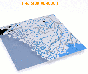 3d view of Hāji Siddīq Baloch