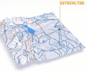 3d view of Goth Sultān