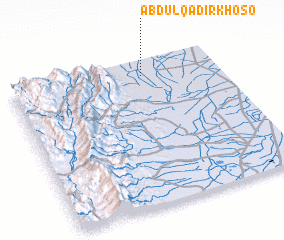 3d view of Abdul Qādir Khoso