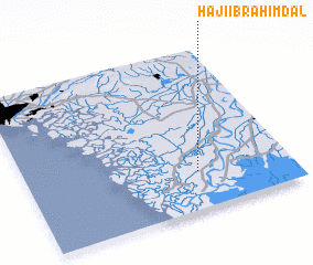 3d view of Hāji Ibrāhīm Dal