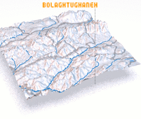 3d view of Bolāgh Tūghaneh