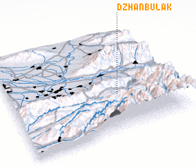 3d view of Dzhanbulak