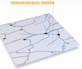 3d view of Verkhnyaya Solonovka