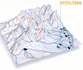 3d view of Kyzyltepa