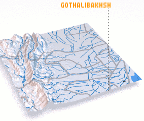 3d view of Goth Ali Bakhsh