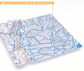 3d view of Goth Muhammad Siddique Burra