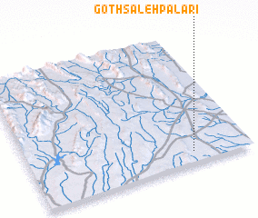 3d view of Goth Sāleh Pālāri