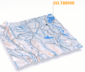 3d view of Sultānpur