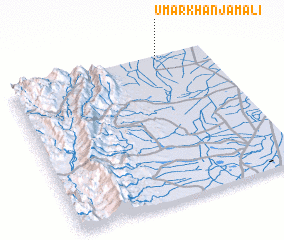 3d view of Umar Khān Jamāli