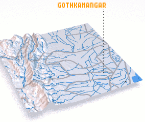 3d view of Goth Kamāngar