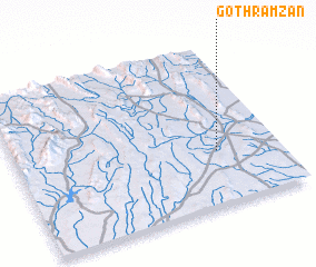 3d view of Goth Ramzān