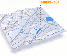 3d view of Behbūḏ Kalā