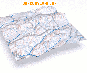 3d view of Darreh-ye Qaf Zār