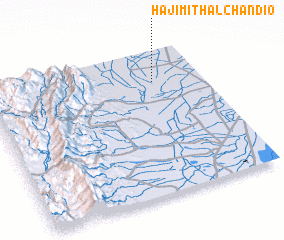 3d view of Hāji Mithal Chāndio