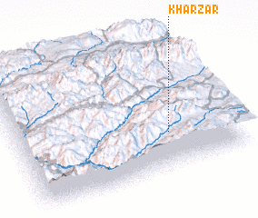 3d view of Khar Zār