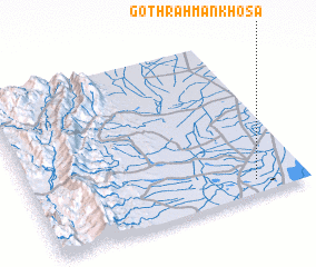 3d view of Goth Rahmān Khosa