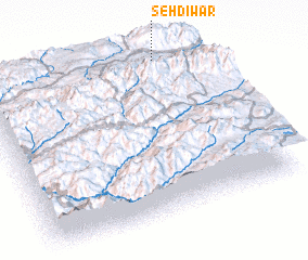 3d view of Seh Dīwār