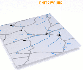 3d view of Dmitriyevka